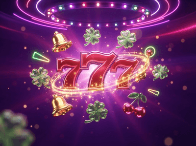 BetK7 premium casino banner with neon lights and golden chips